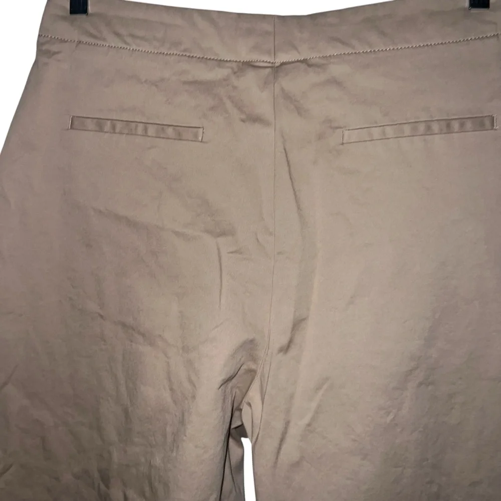 Zara Tan High Waisted Pleated Ankle Pants Size L - Picture 11 of 14